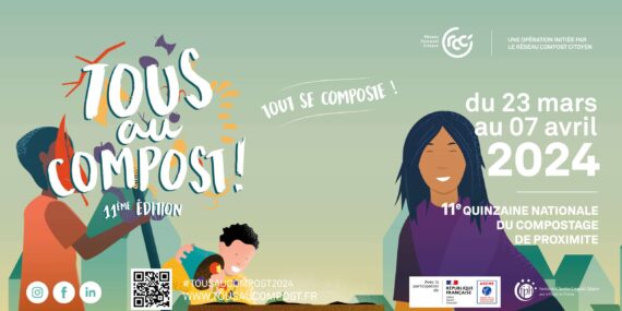 Bannière de l'édition 2024 de Tous Au Compost !